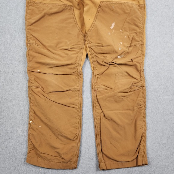 Carhartt Double Knee Pants 34x30 (Actual 32x28) Brown Relaxed Upland Field - Picture 9 of 16